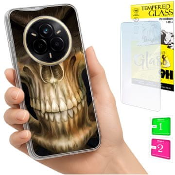 Torbica za Realme 14 Pro 5G FOTO kućište, leđa, futrola + 9H staklo