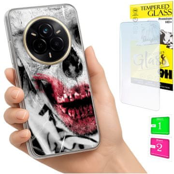 Torbica za Realme 14 Pro 5G, foto maskica, stražnja maska s 9H staklom