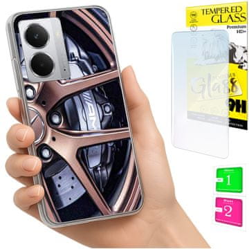 Etui za Realme 14 5G / 14T 5G, foto maska za leđa sa staklom 9h