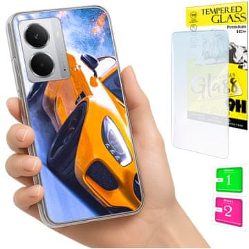 Etui za Realme 14 5G / 14T 5G obudowa foto s leđima i zaštitnim staklom 9h