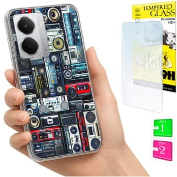 Futrola za Realme 14 5G / 14T 5G s kamerom, maska za leđa i 9h staklo
