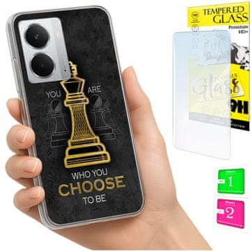 Futrola za Realme 14 5G / 14T 5G, zadnja maska s foto otvorom i staklom 9H
