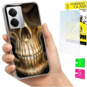 Etui za Realme 14 5G / 14T 5G, foto maska, stražnja maska, torbica + staklo 9h
