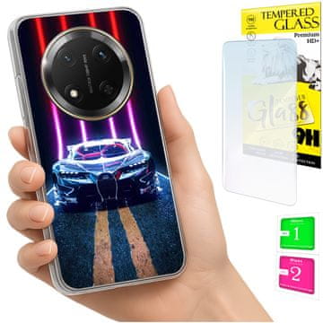 Etui za Honor Magic7 Lite, maska foto, stražnja maska, torbica + staklo 9h