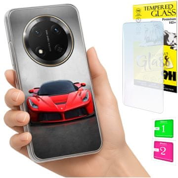 Fotokućište za Honor Magic7 Lite, maska sa pozadinom + staklo 9H