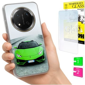 Fotokutija za Honor Magic7 Lite, maska za leđa + 9H staklo