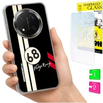Etui za Honor Magic7 Lite, maska foto, stražnja maska, futrola + staklo 9h