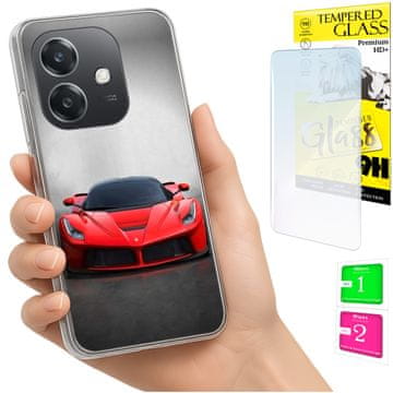 Futrola za oppo a40 / a40m / a60 5g, zaštitno staklo 9h, foto pleći