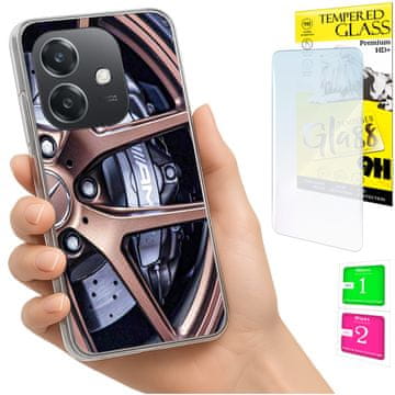 Etui za Oppo A40 / A40m / A60 5G maskica s foto leđima, staklo 9h