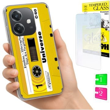 Futrola za Oppo A40 / A40m / A60 5G s foto otvorom, staklo 9h