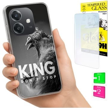 Fot UI za Oppo A40 / A40m / A60 5G maska foto okviri pleci staklo 9h