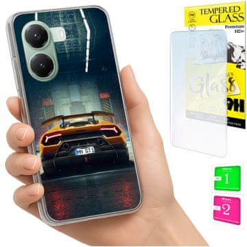 Etui za Xiaomi Poco X7 Pro 5G, maska foto, stražnja maska, futrola i staklo 9H