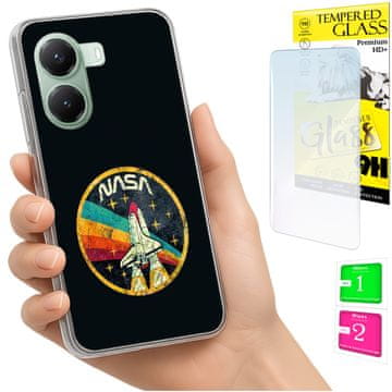 Etui za Xiaomi Poco X7 Pro 5G, maskica za fotoaparat, kožna futrola + staklo 9H
