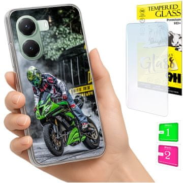 Etui za Xiaomi Poco X7 Pro 5G, maskica sa fotografijom, futrola plus staklo 9H