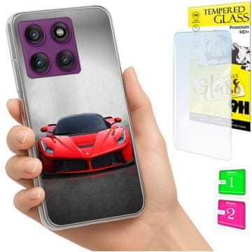 Torbica za Motorola Edge 60 Pro Obudowa FOTO Maske Futrola + Staklo 9H