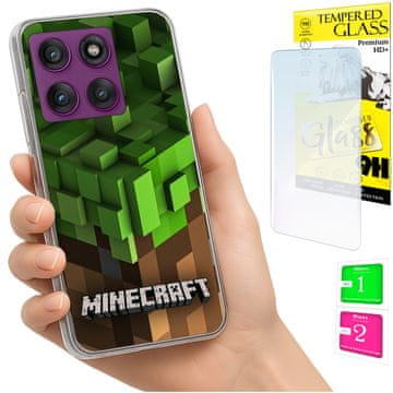 Stražnja maska za Motorola Edge 60 Pro FOTO Case i staklo 9H