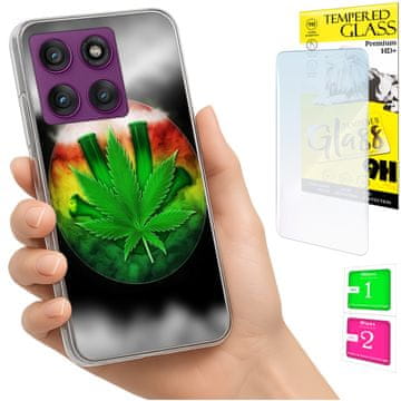 Futrola za Motorola Edge 60 Pro, maskica foto, leđa i staklo 9H