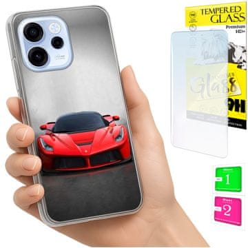 Torbica za Oppo Reno 15F / 15F FS Foto Case Stražnja maska + staklo 9H