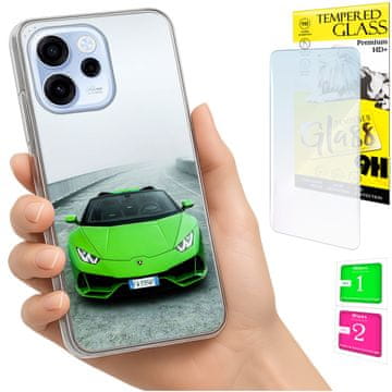 Torbica za Oppo Reno 15F / 15F FS, maskica s fotografijom, poleđina, futrola i staklo 9H