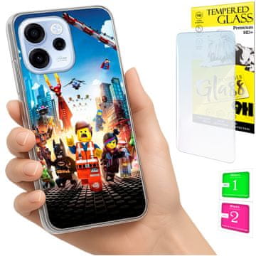 Torbica za Oppo Reno 15F / 15F FS, maskica sa fotografijom, futrola za leđa + zaštitno staklo 9H