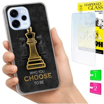 Fotokutija za Oppo Reno 15F / 15F FS, stražnja maska, torbica + 9H staklo