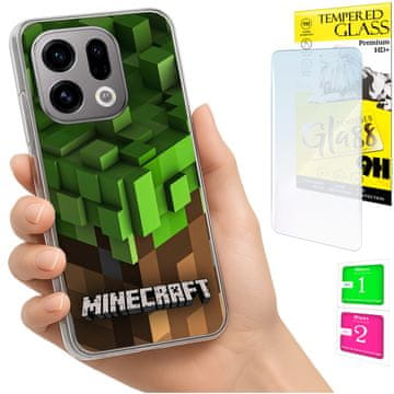 Etui za Oppo Find X9, maskica foto, futrola + zaštitno staklo 9H