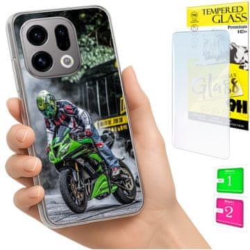 Torbica za Oppo Find X9 FOTO maska za leđa s 9H staklom