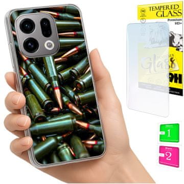 Etui za Oppo Find X9, maska foto, stražnja maska, futrola i staklo 9H