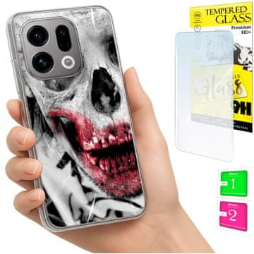 Etui za Oppo Find X9, maska s foto otvorom, stražnja maska, torbica + 9H staklo