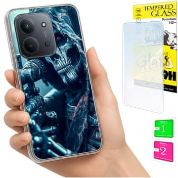 Maskica za Xiaomi Redmi 15C 4G 171mm Torbica FOTO Kutija Stražnja maska STAKLO 9H