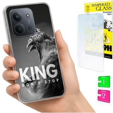 Torbica za Xiaomi Redmi 15C 4G 171mm Foto maskica poklopac sa staklom 9H