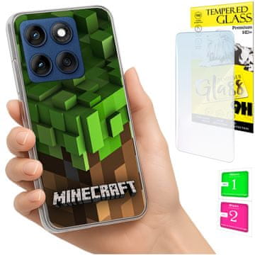 Tvrda maska za Motorola Edge 60 Fusion / Edge 60, staklena poleđina, zaštitna futrola