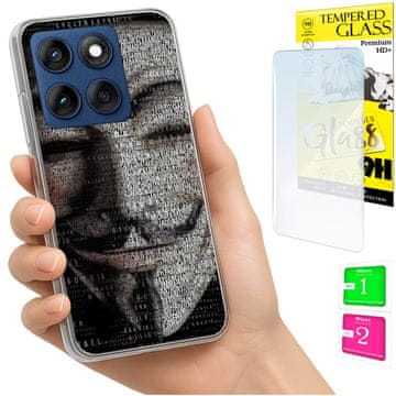 Tvrda maska za Motorola Edge 60 Fusion / Edge 60, staklena poleđina, futrola