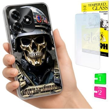 NEO Futrola za Honor X5C Plus / X5C 4G FOTO Stražnja maska ??+ 9H staklo