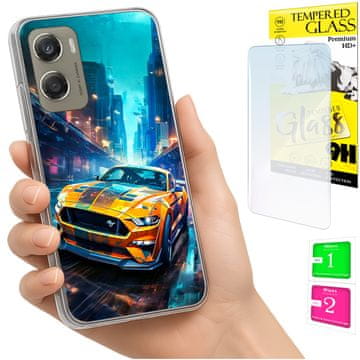 Futrola za Motorola Moto G06 / G06 Power, maska, leđa i zaštitno staklo