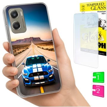 Futrola za Motorola Moto G06 / G06 Power s maskicom i staklom