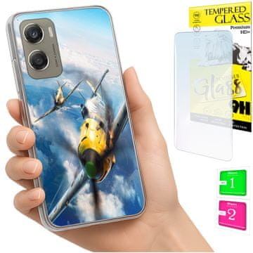 Futrola za Motorola Moto G06 / G06 Power, maska, stražnja strana, kućište + staklo