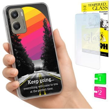 Etui za Motorola Moto G06 / G06 Power, maska, stražnja futrola + staklo