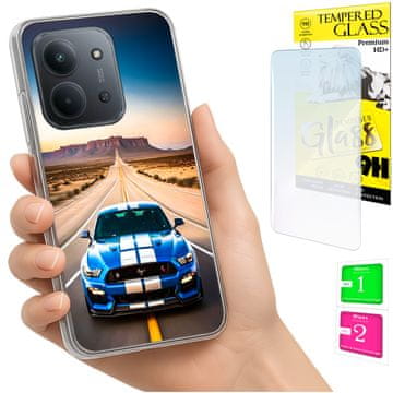 Etui za Xiaomi Redmi 15C 5G 173mm / Poco C85 maska za leđa torbica STAKLO