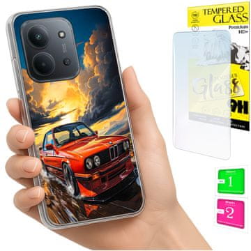 Torbica za Xiaomi Redmi 15C 5G 173mm / Poco C85 Stražnja maska Futrola STAKLO