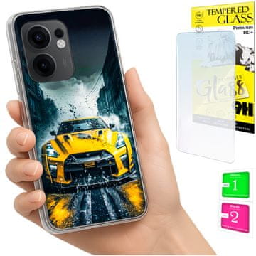 Torbica za Oppo Reno 13F 5G / 13 FS 5G maska futrola za leđa + staklo