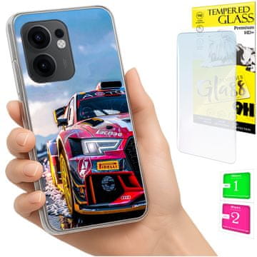 Torbica za Oppo Reno 13F 5G / 13 FS 5G maska stražnja futrola + staklo
