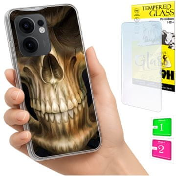 Etui za Oppo Reno 13F 5G / 13 FS 5G maska stražnja futrola + staklo