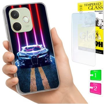 Fotokutija za Oppo A5 Pro, maska, stražnja maska, futrola + 9H staklo