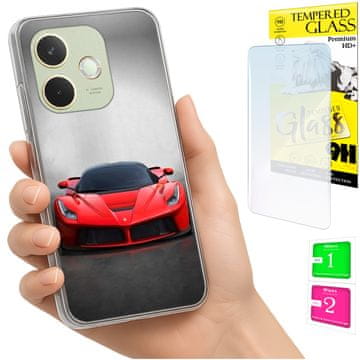 Etui za Oppo A5 Pro, maskica FOTO, torbica + staklo 9H