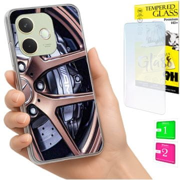 Torbica za Oppo A5 Pro, fotofutrola, maskica sa zaštitnim staklom 9H
