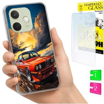 Fotoorganizator za Oppo A5 Pro, maska za leđa, futrola + 9H staklo
