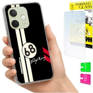Torbica za Oppo A5 Pro Foto maskica stražnji poklopac + staklo 9H