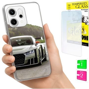 Etui za Oppo Reno 14F / 14 FS 5G, maskica, foto futrola i staklo 9H