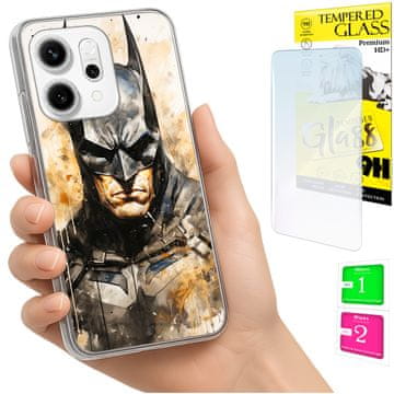 Torbica za Oppo Reno 14F / 14 FS 5G, fotografija, maskica, futrola + staklo 9H